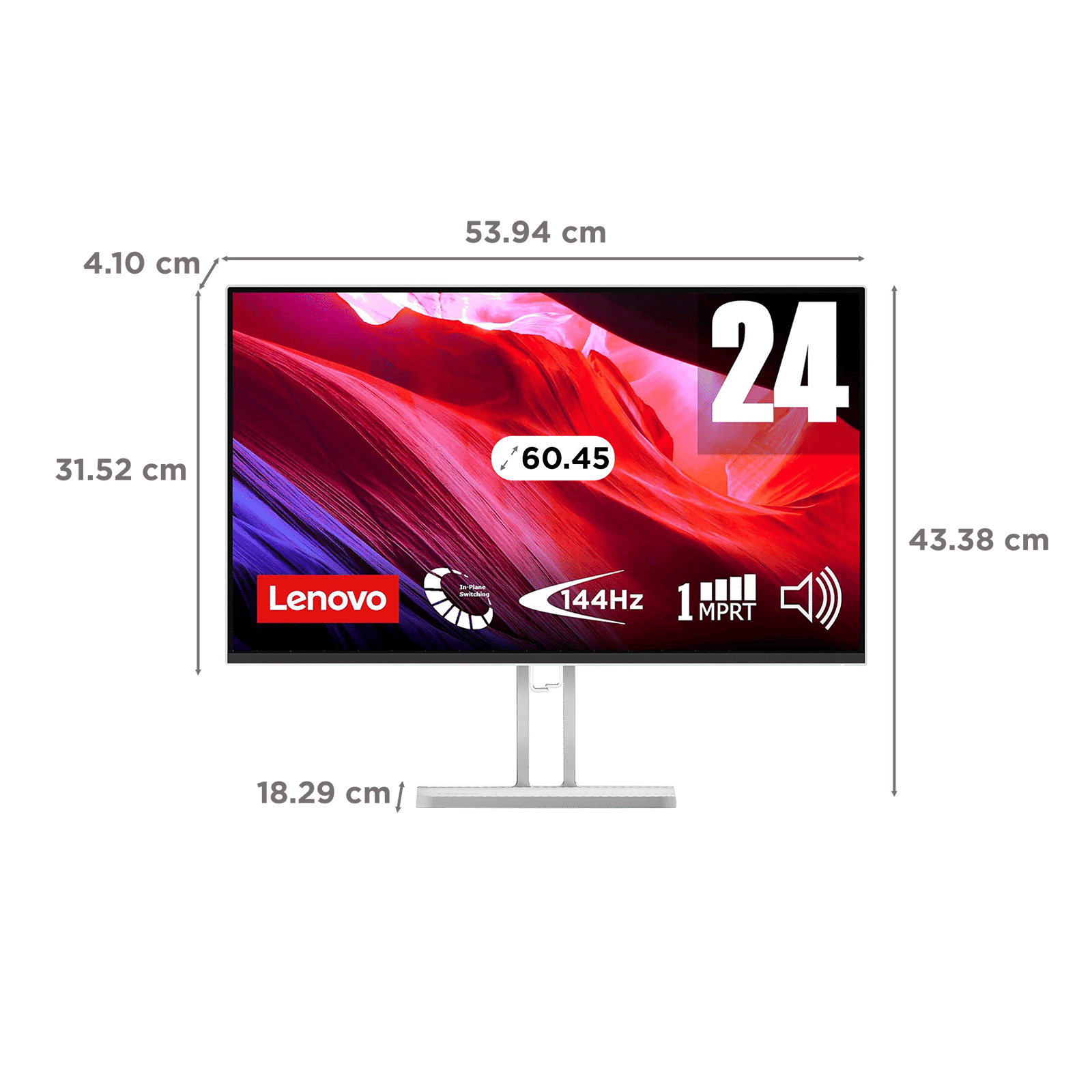 Buy Lenovo L24-4C 60.45 cm (23.8 inch) Full HD IPS Panel LCD Ultra